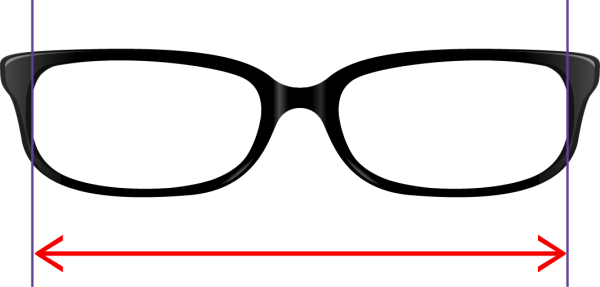 ltl frame width for glasses
